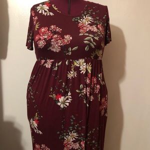3XL Maxi Dress with Pockets